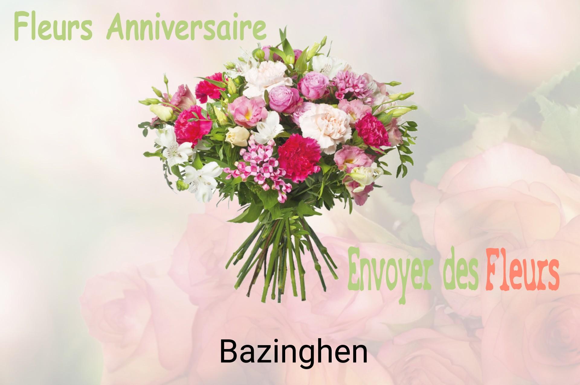 Bouquet de fleurs d’anniversaire livré à Bazinghen